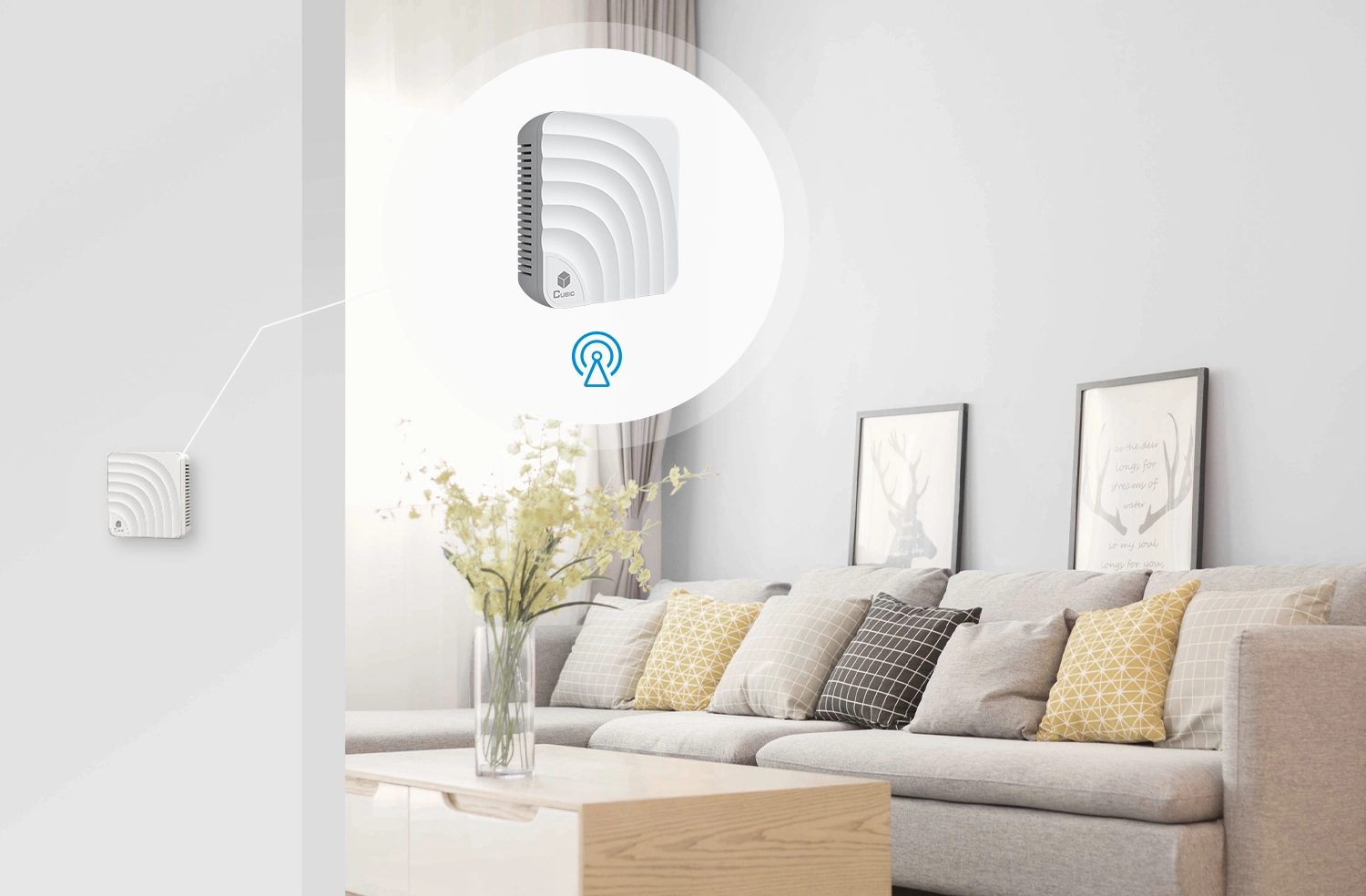 Thông tin liên lạc của màn hình CO2 gắn tường am6208w